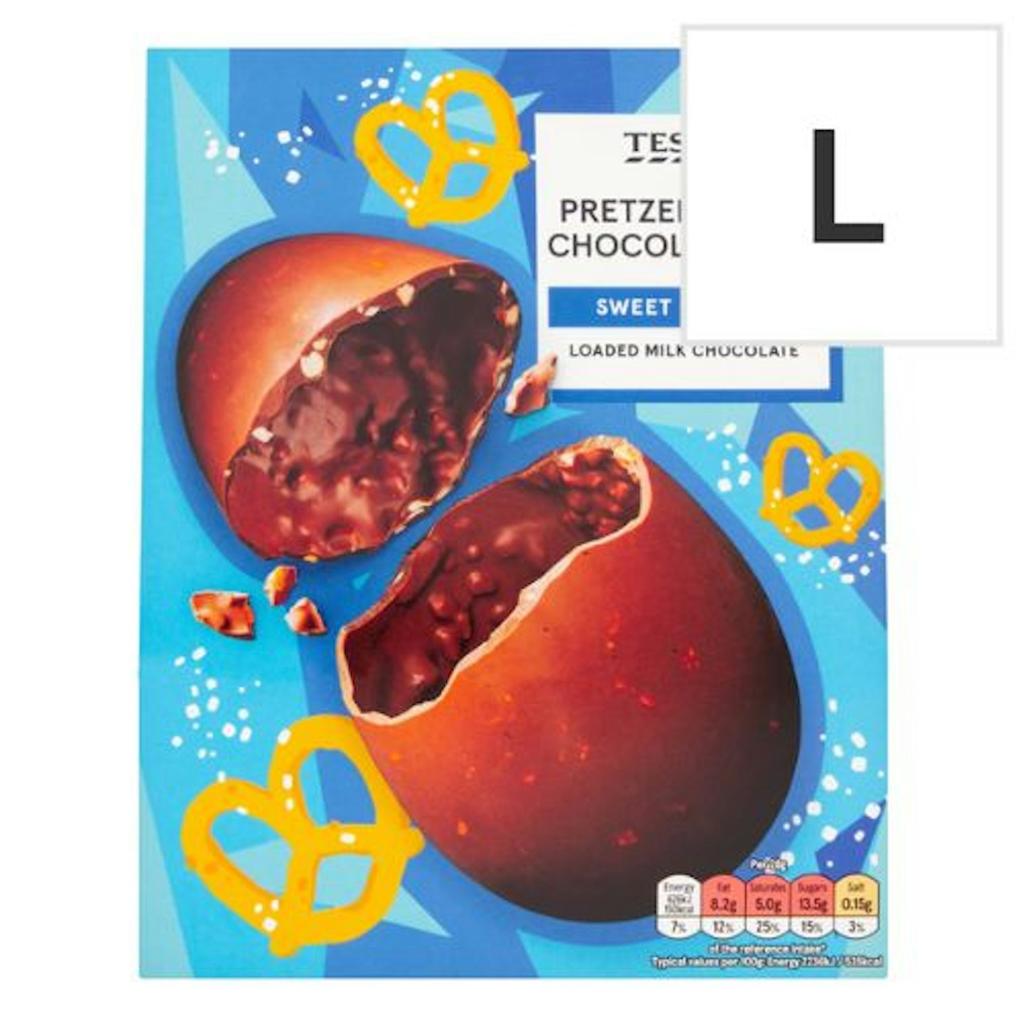 Tesco Pretzel & Salt Chocolate Egg