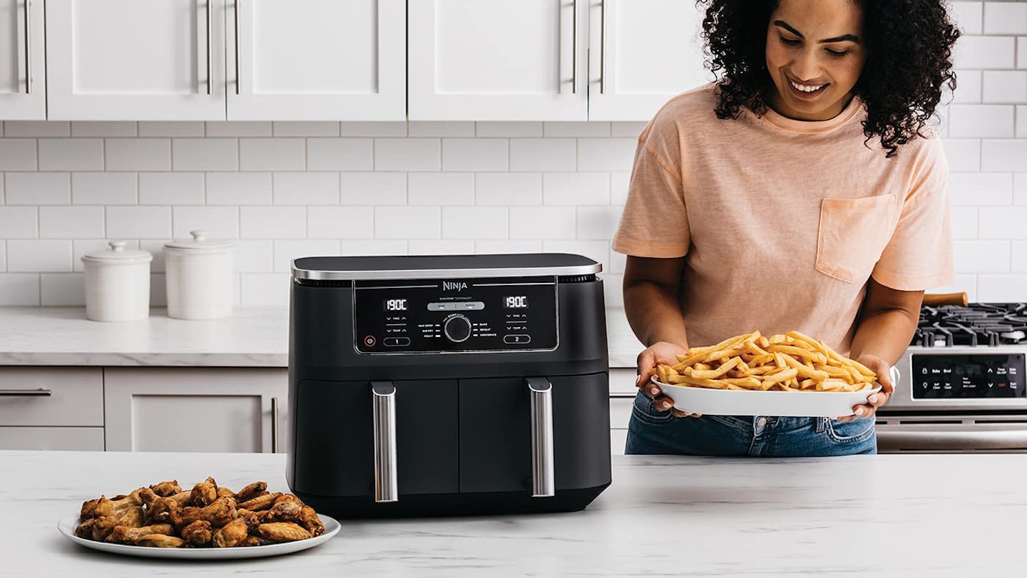 Upgrade to a Ninja dual-basket 5-in-1 air fryer this fall down at