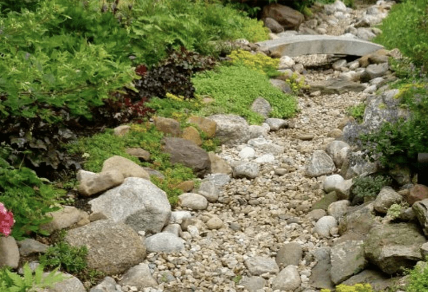 riverbed rockery