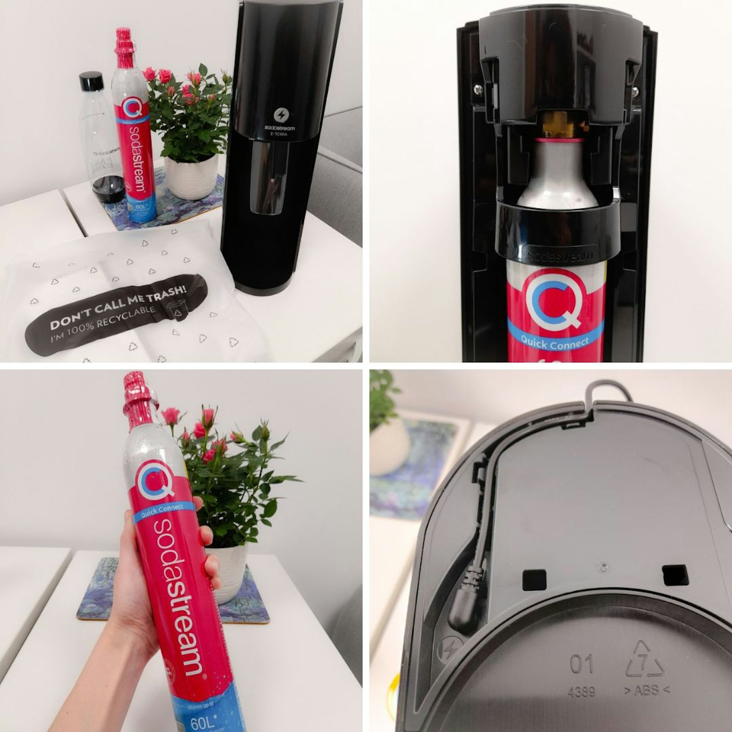 Pink system gas cylinder - Sodastream