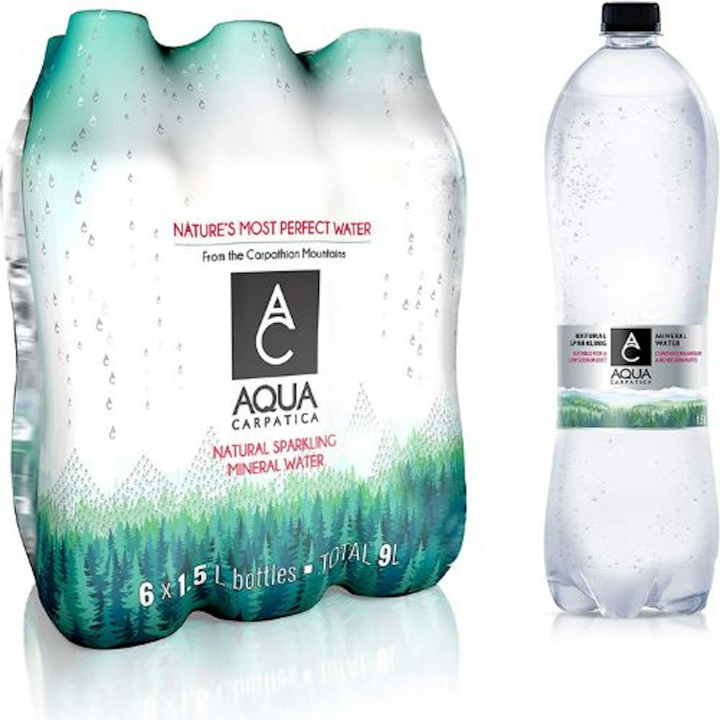 AQUA Carpatica Natural Sparkling Mineral Water
