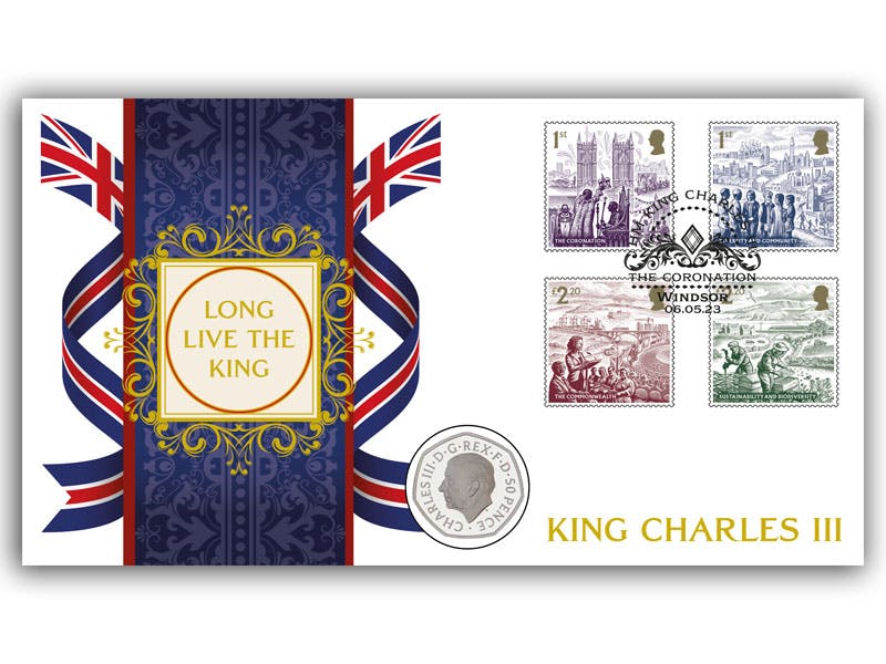 Long Live the King. Stamp & Coin Collectable Life Yours