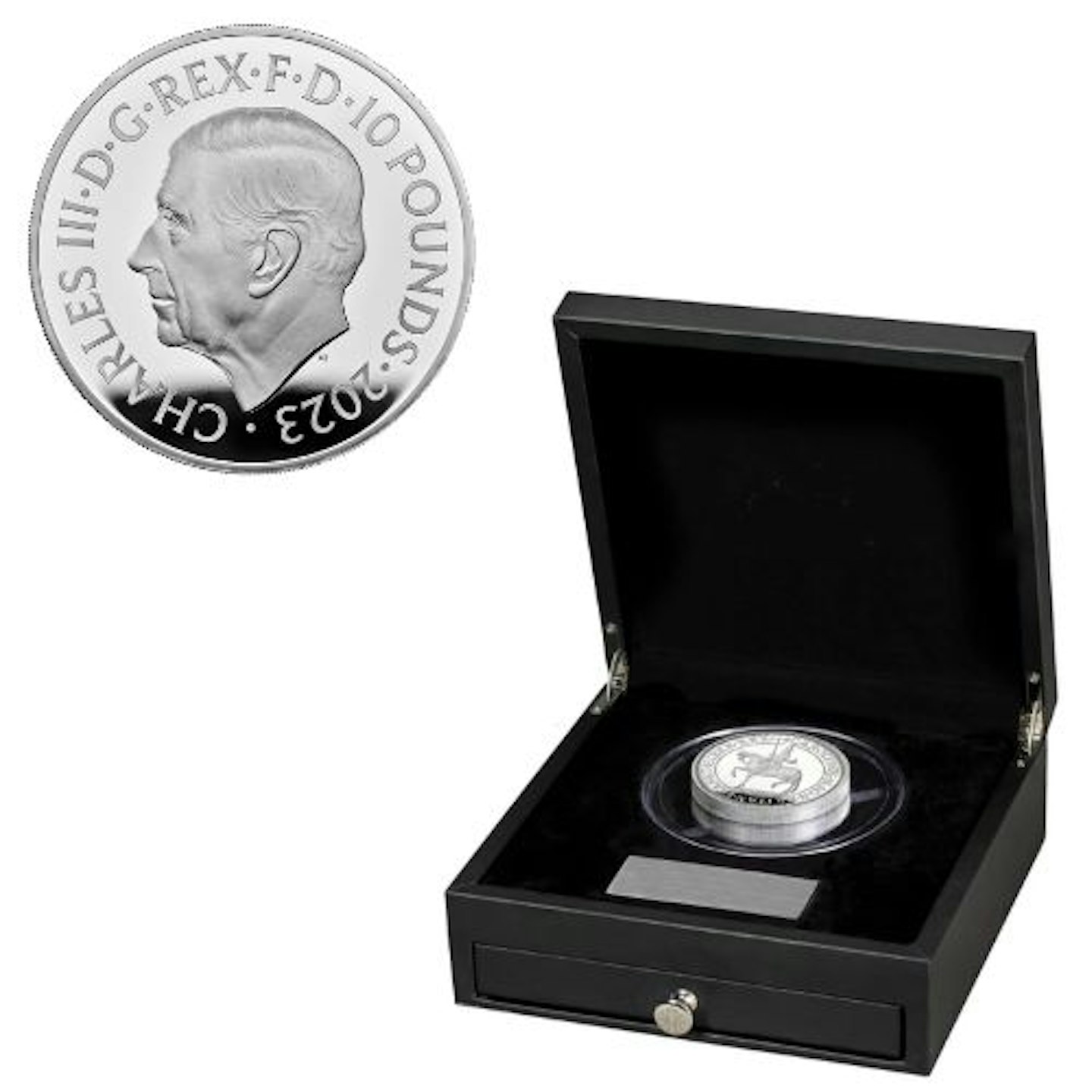 British Monarchs King Charles I 2023 UK 10oz Silver Proof Coin