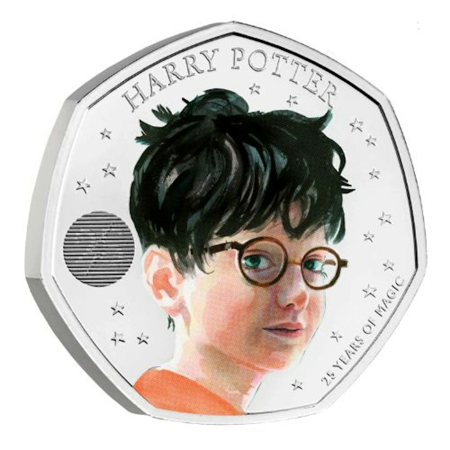 Harry Potter 2022 UK 50p Brilliant Uncirculated Colour Coin