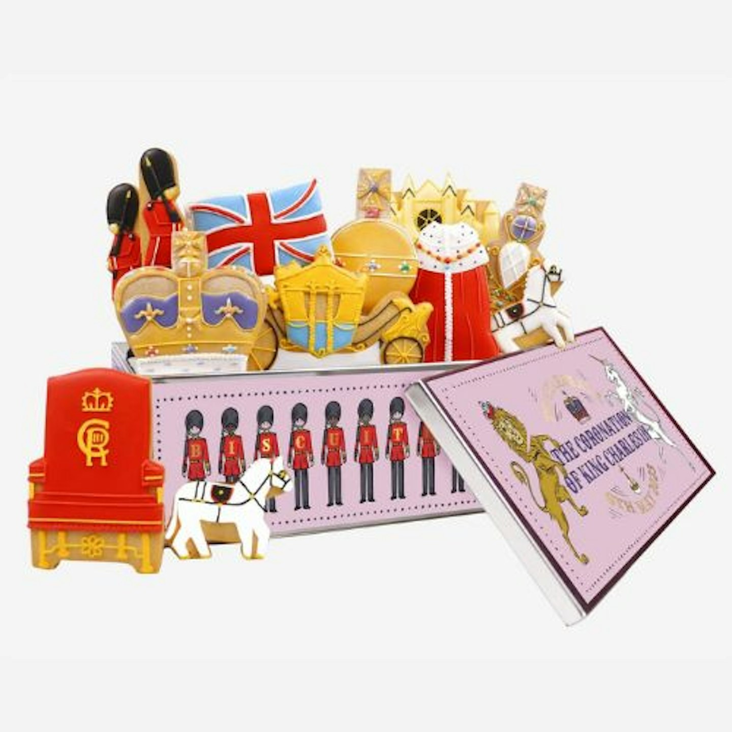 King Charles III Coronation Biscuit Tin