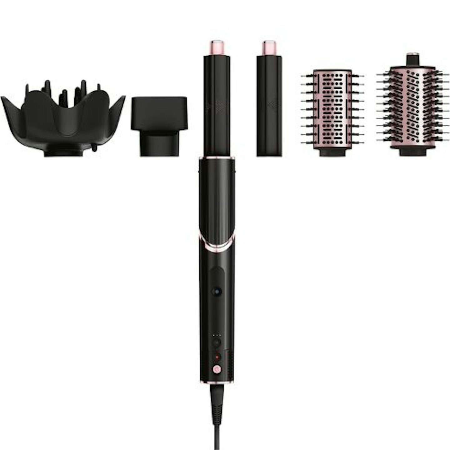 Shark FlexStyle 5-in-1 Air Styler & Hair Dryer with Storage Case - Black/Rose Gold [HD440UK]