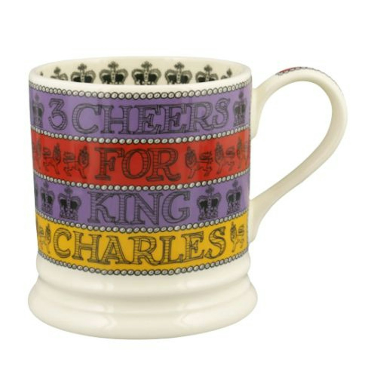 Three Cheers For King Charles III 1 Pint Mug