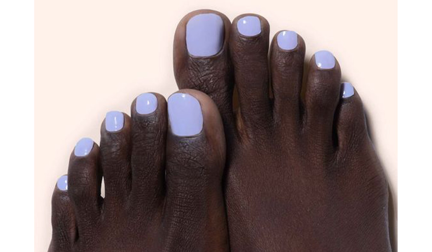 lavender blue pedicure