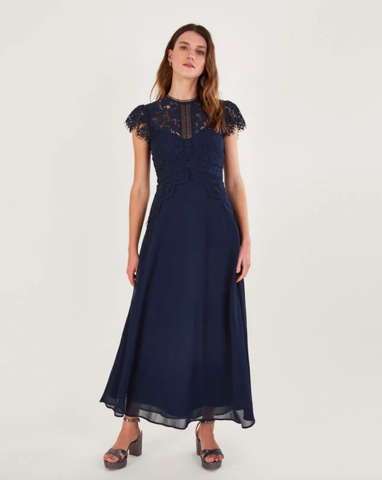 ladies maxi dress for wedding guest Ever-Pretty Stretch Bodice Spaghetti Strap Evening Dress for Black Tie & Formal Events Occasion Dress