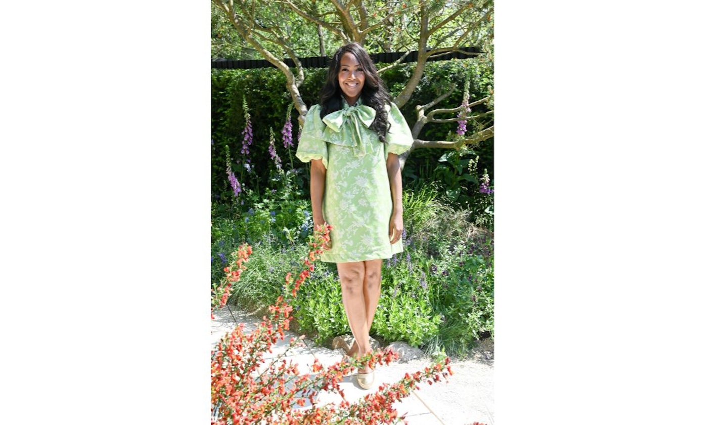 Angellica Bell at the RHS Chelsea Flower Show 2024