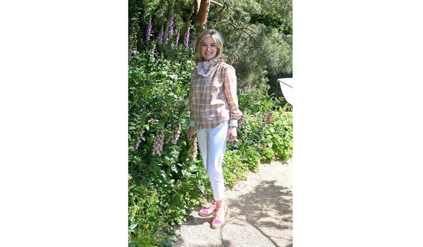 Anthea Turner at the RHS Chelsea Flower Show