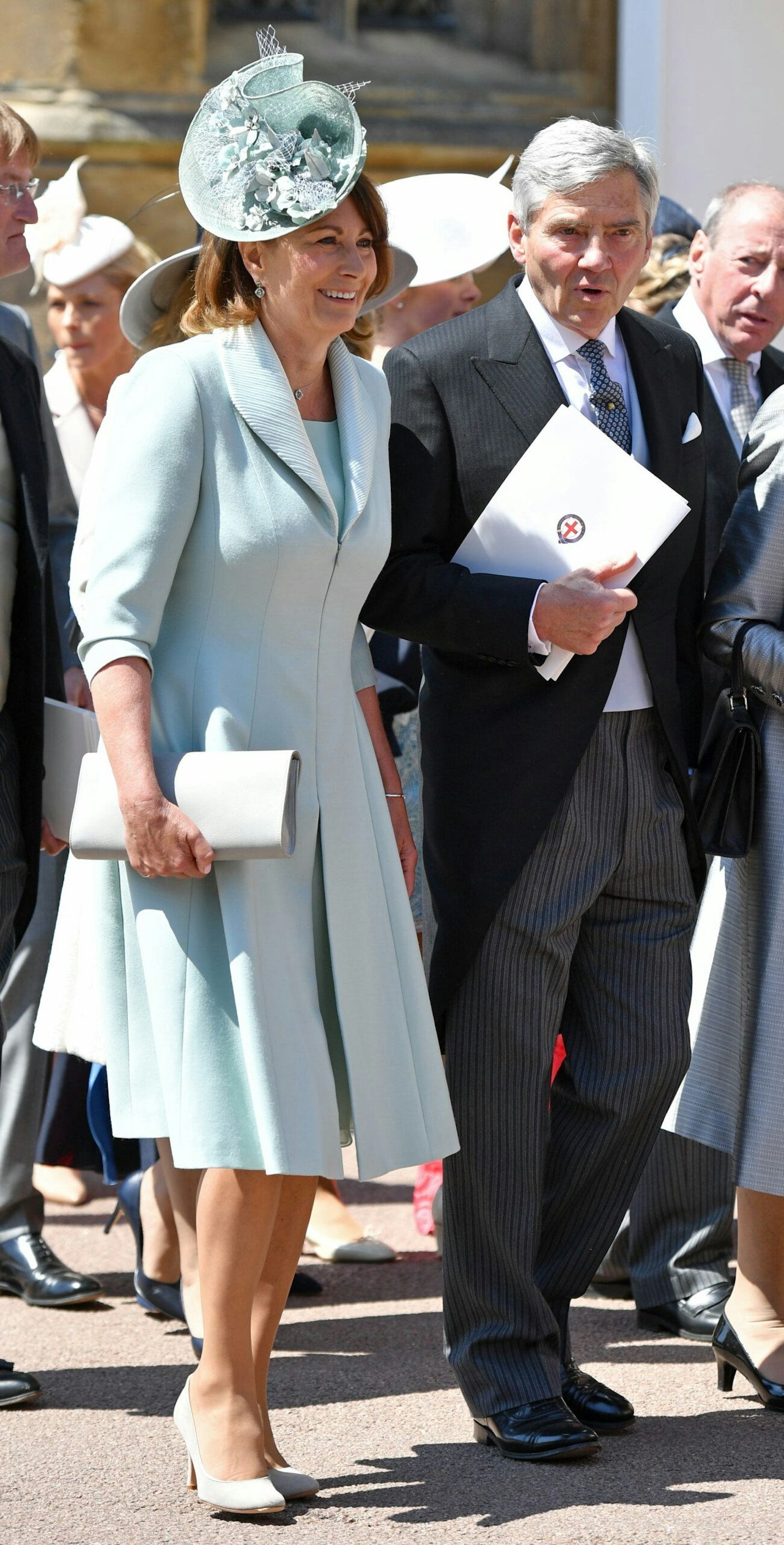 Carole Middleton at wedding of Prince Harry and Meghan