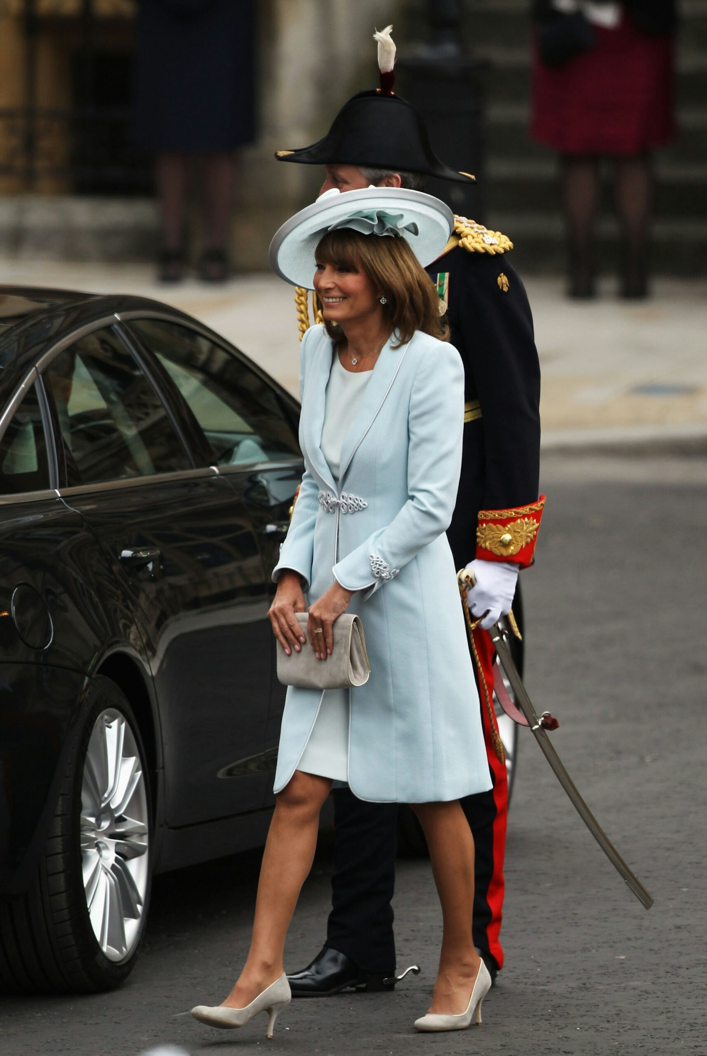 Carole Middleton attends the Royal Wedding of Prince William and Catherine