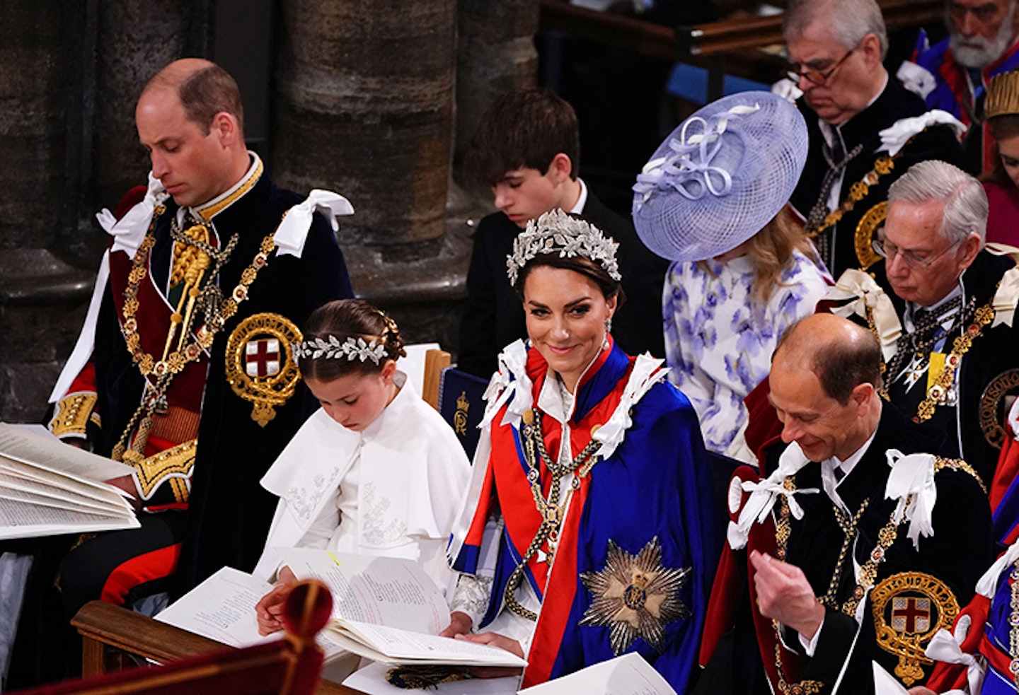 during the ceremony