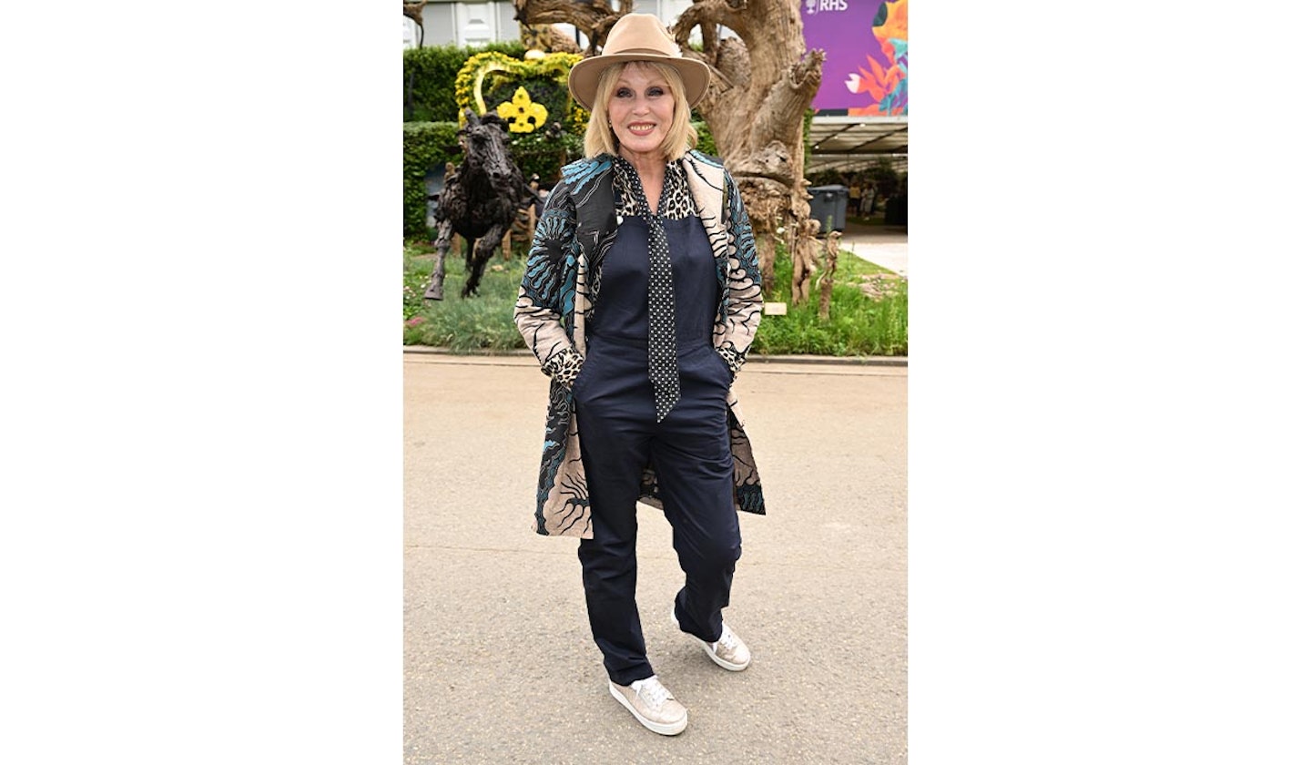 Joanna Lumley attends the 2023 Chelsea Flower Show