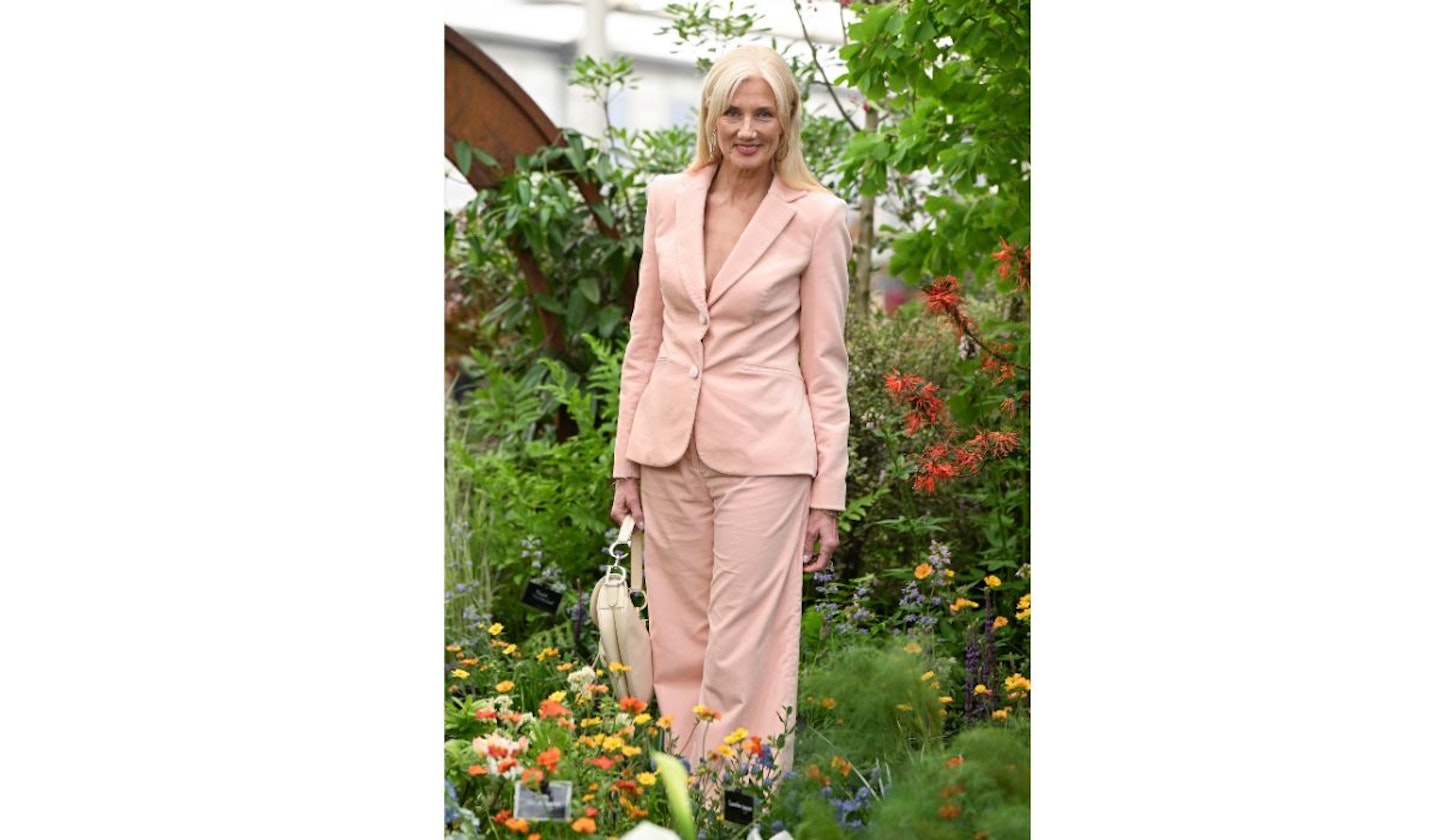 Joely Richardson at the RHS Chelsea Flower Show 2024