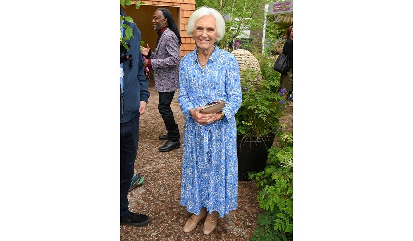 Mary Berry RHS Chelsea Flower Show 2023