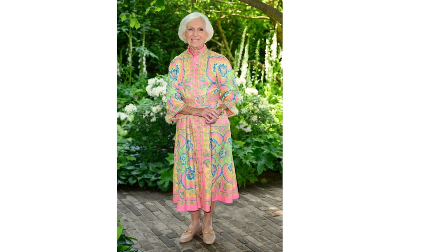 Mary Berry at the RHS Chelsea Flower Show 2024