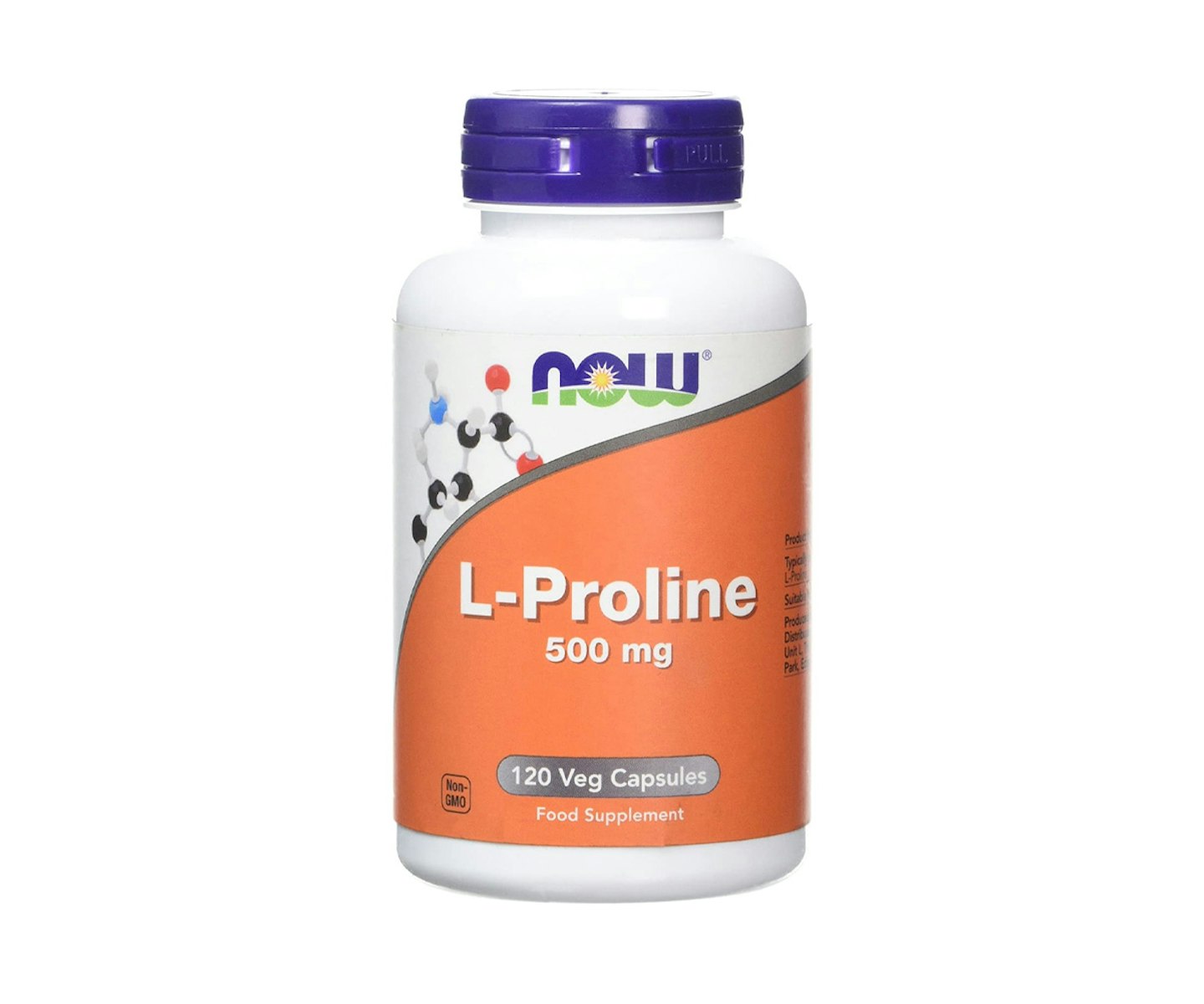 Now Foods L-Proline Supplement Veg Capsules