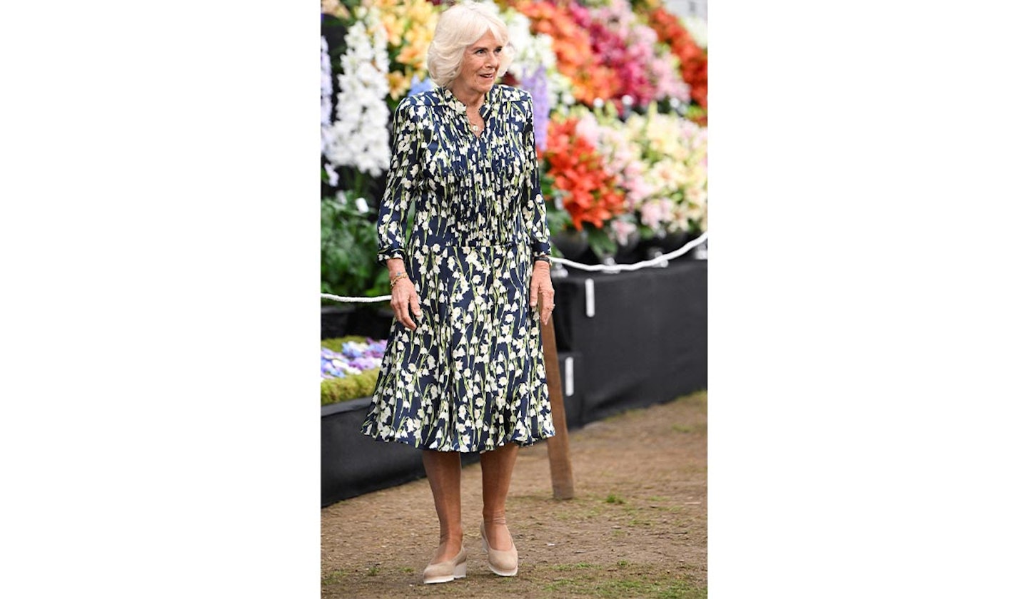 Queen Camilla visits the 2023 RHS Chelsea Flower Show