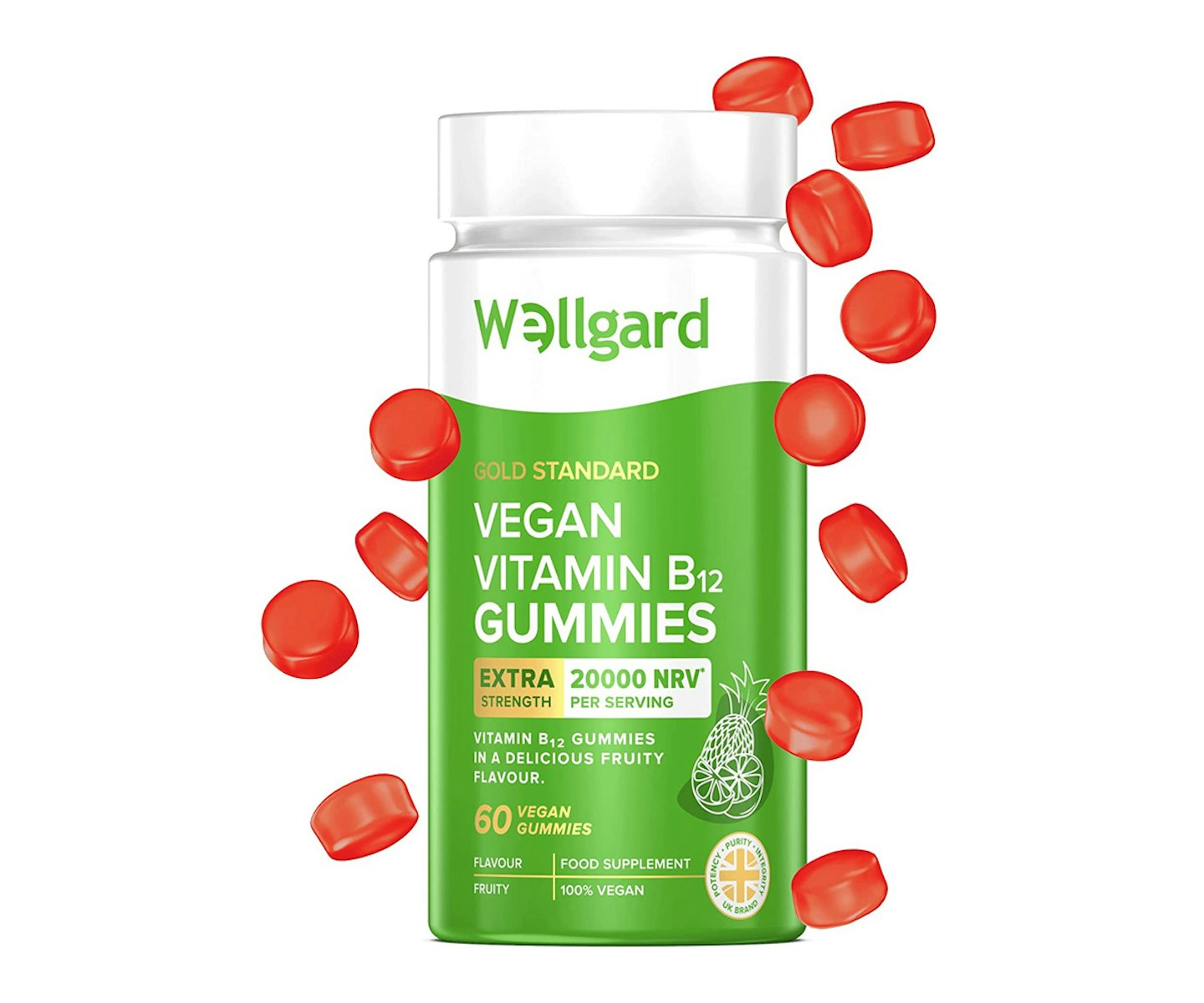 Vegan Vitamin B12 Gummies Wellgard