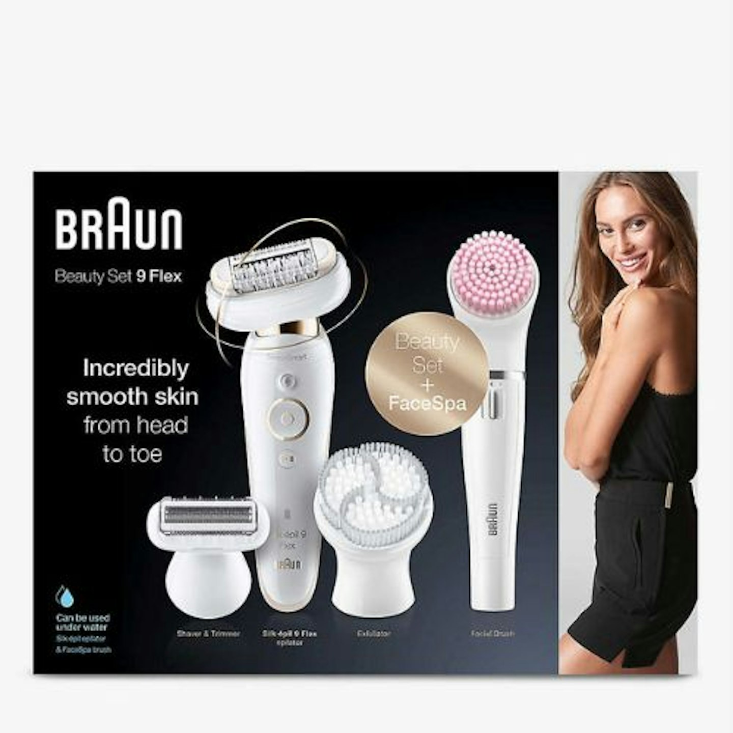 Braun Silk-épil 9 Flex 9100 Beauty Set Wet and Dry