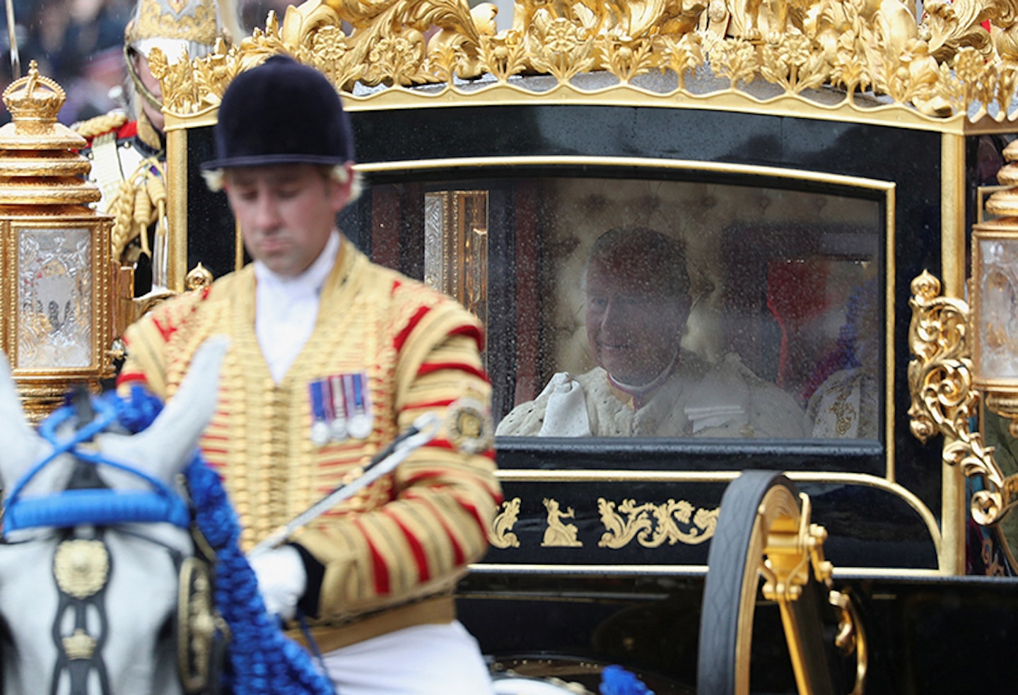 King Charles in first procession