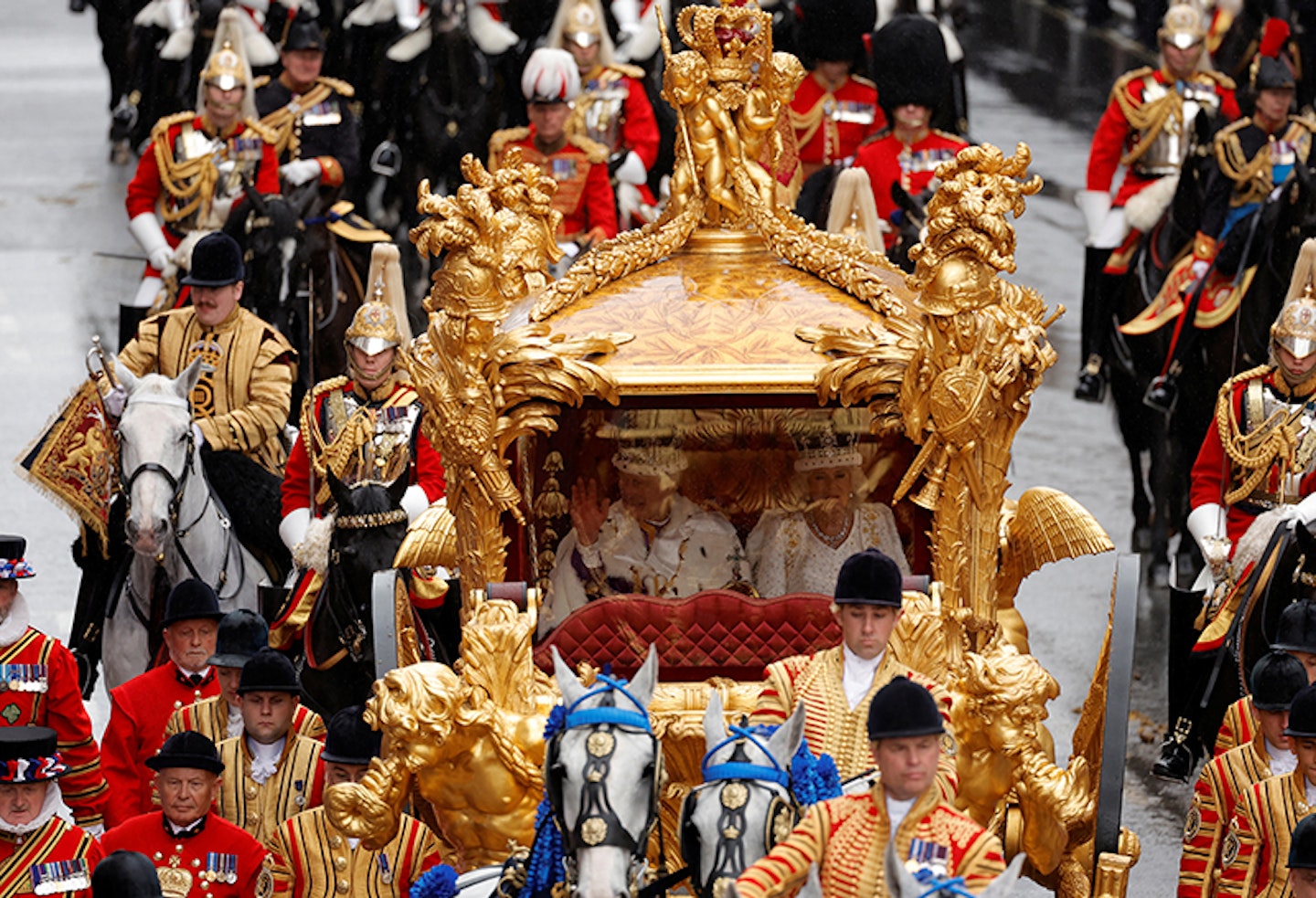 King Charles coronation kings procession
