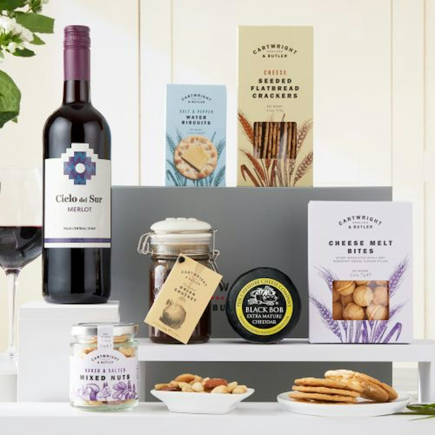 Cartwright & Butler The Cheese & Wine Night Selection Hamper
