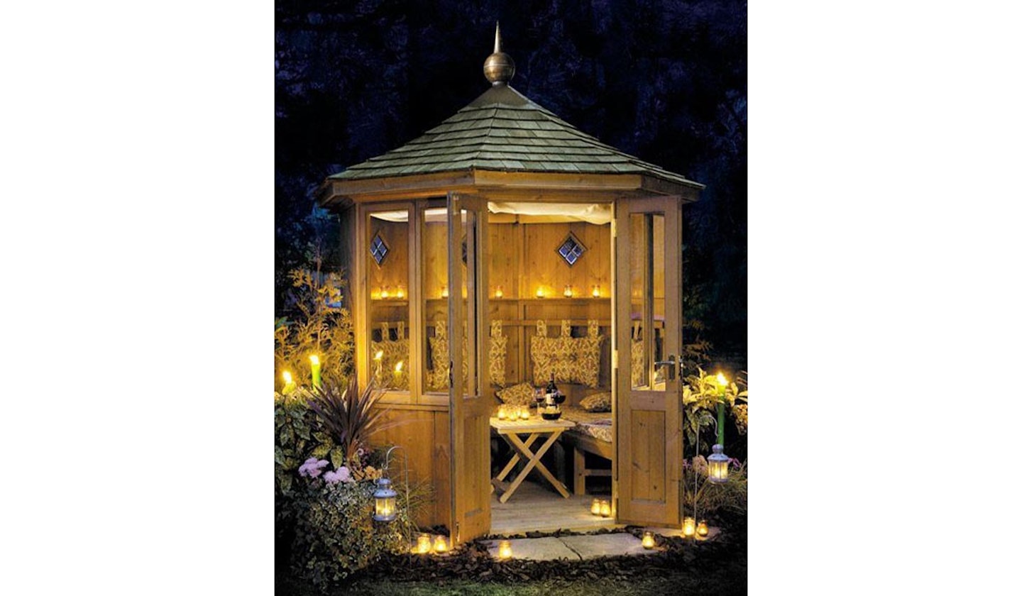 Gazebo with windows