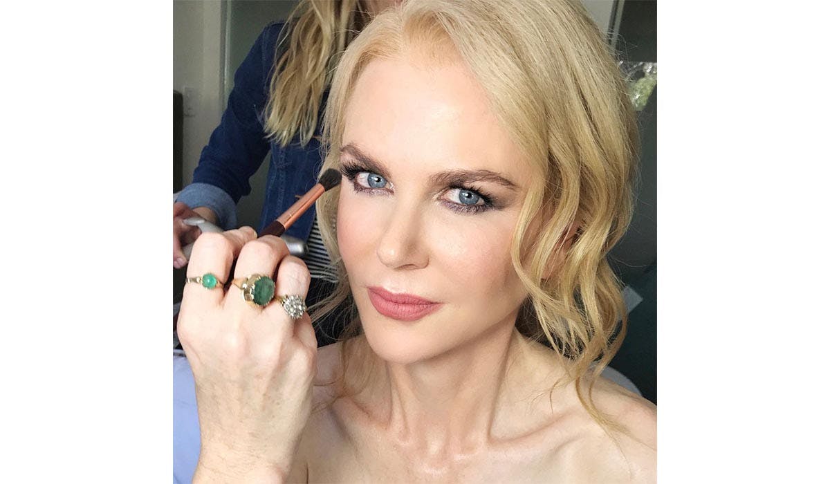 Flattering Eye Makeup Looks For Older Ladies   Nicole Kidman Smokey Eye 