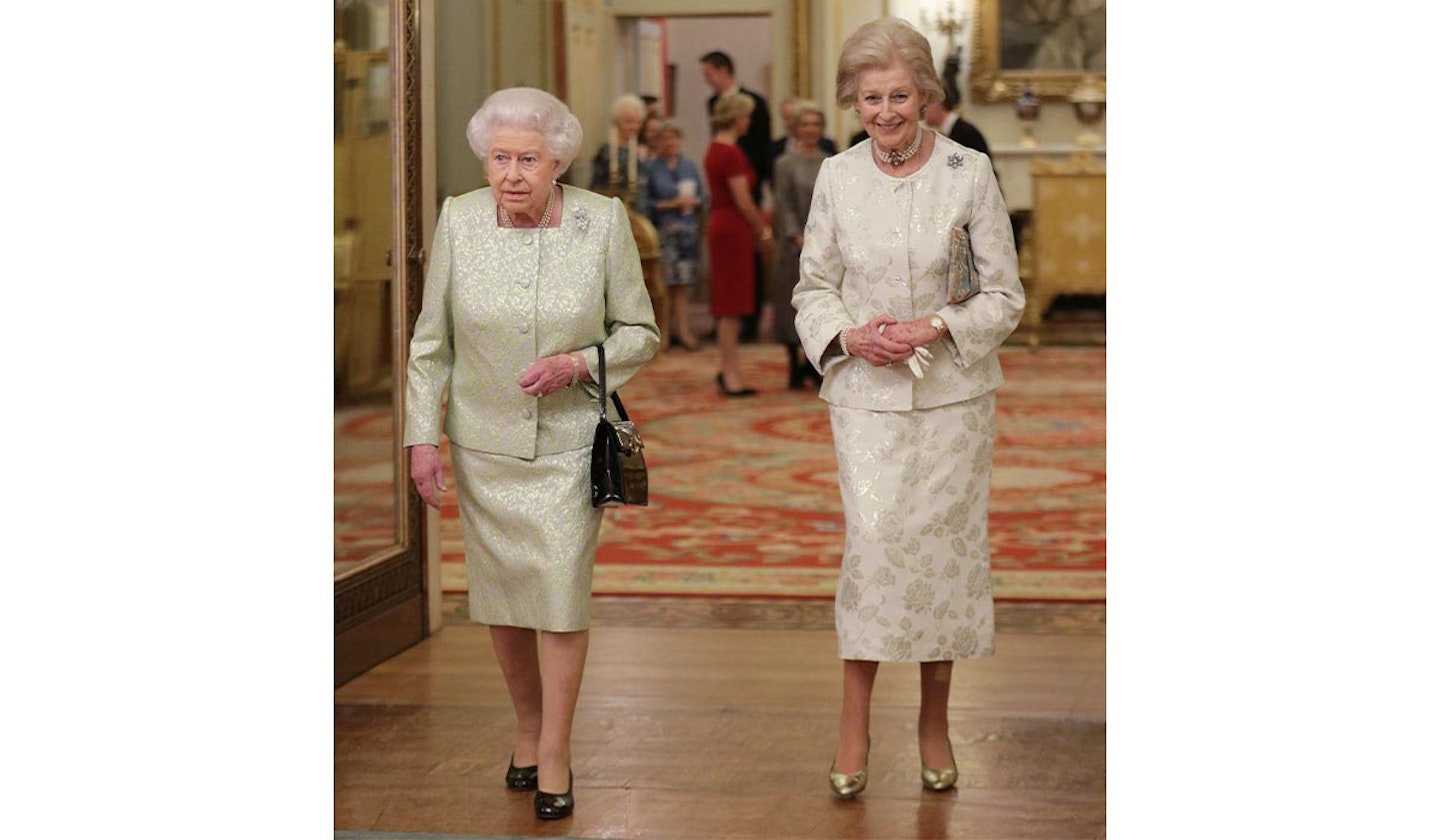 Queen Elizabeth II and Princess Alexandra