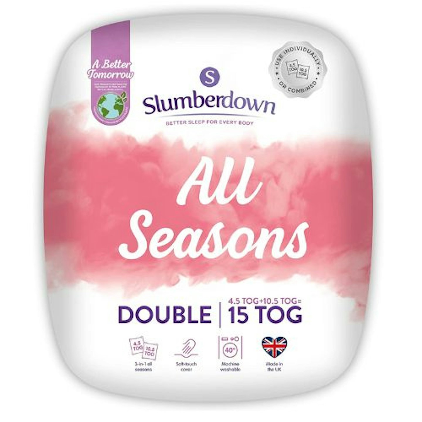 Slumberdown All Seasons 15 Tog Double Duvet 