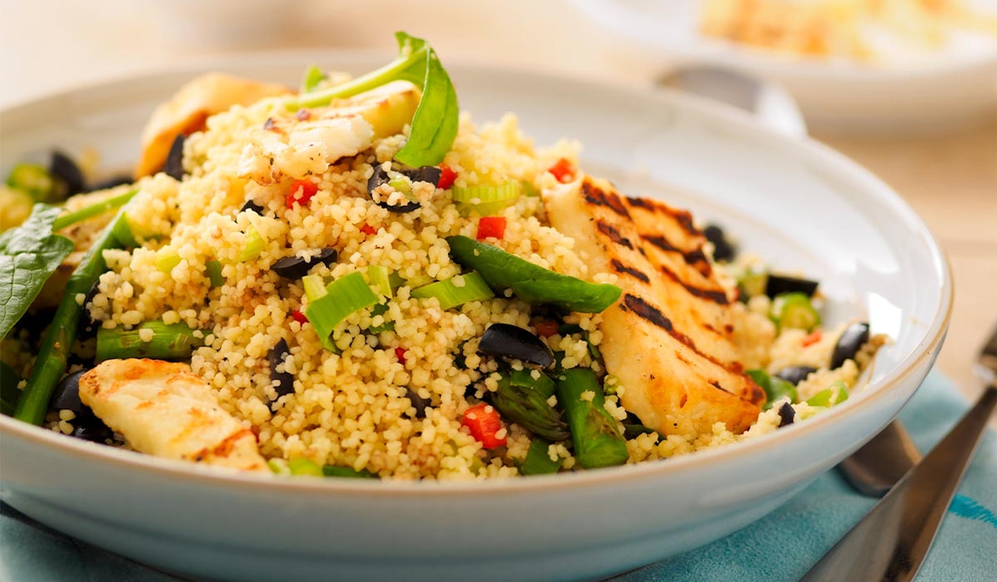 halloumi cous cous