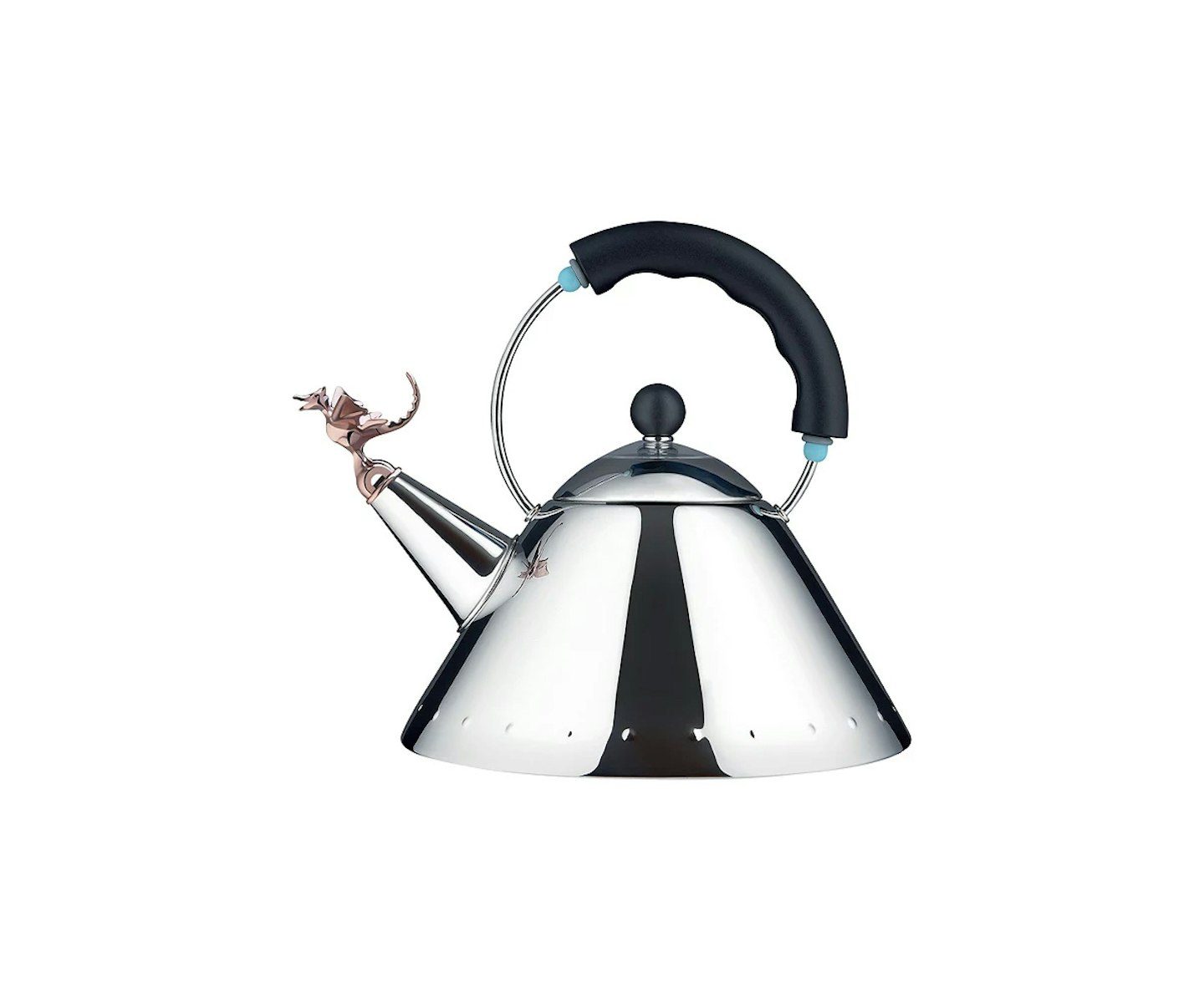 Alessi Tea Rex Hob Kettle with Dragon Whistle