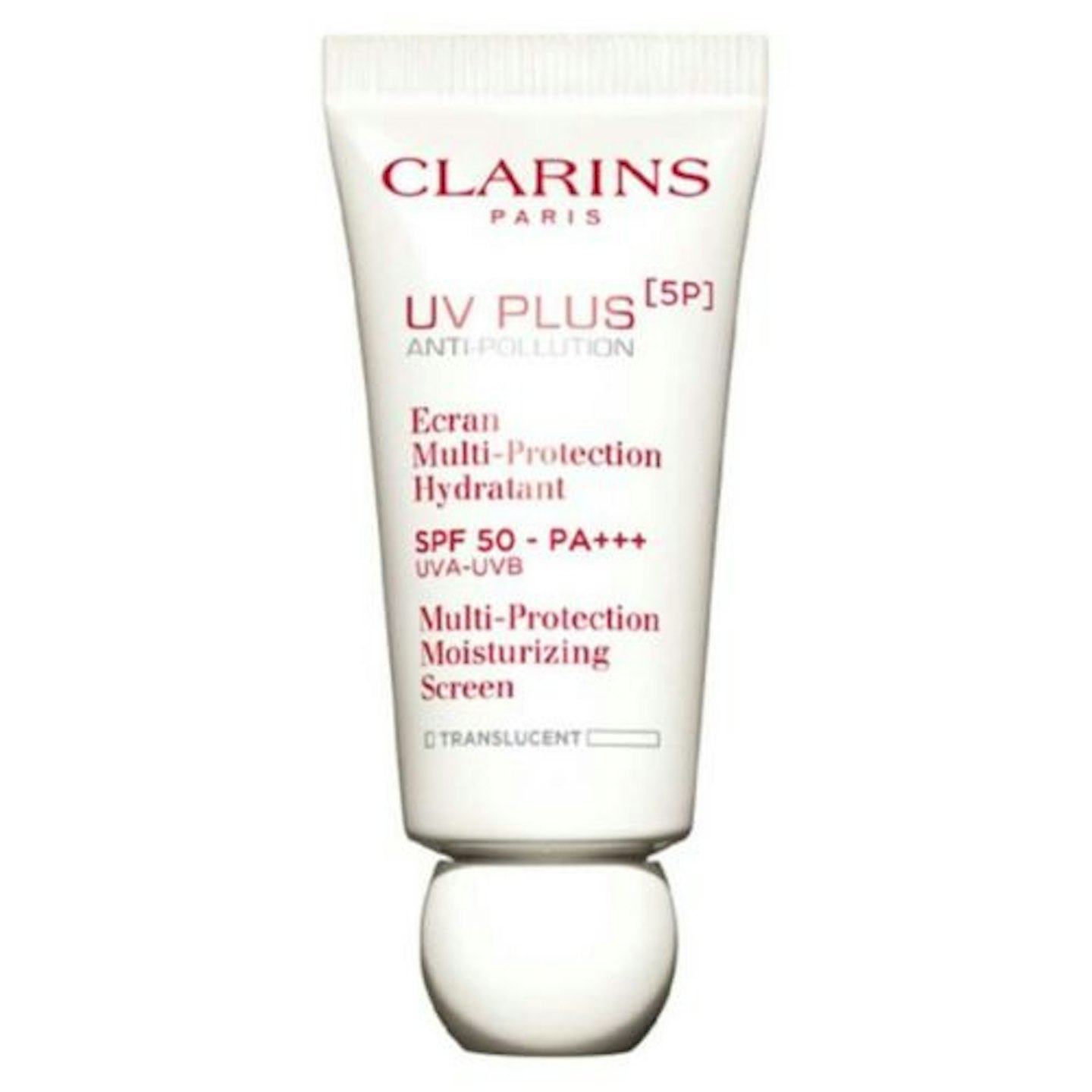 Best anti-ageing sunscreen: Clarins - UV PLUS Anti-Pollution SPF 50 Translucent 