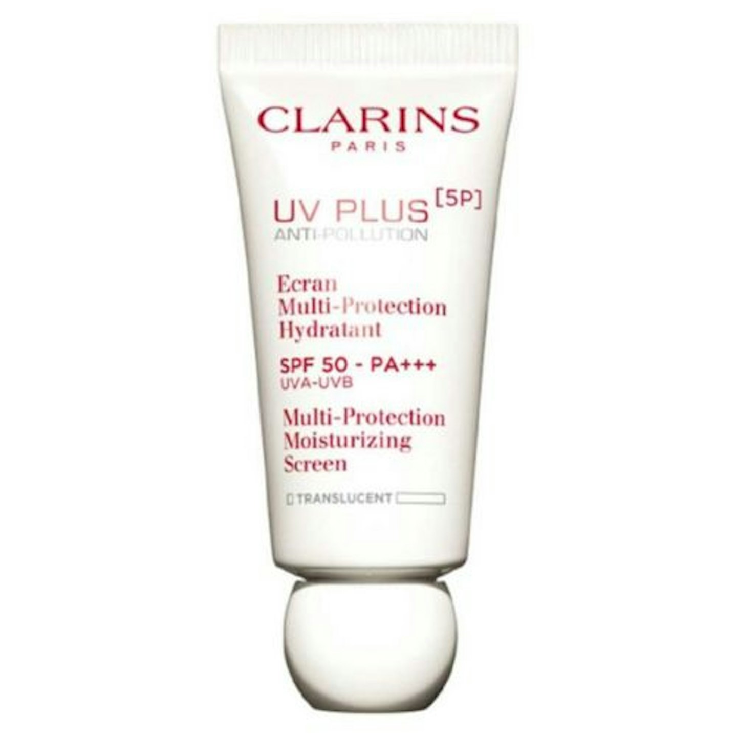 Best anti-ageing sunscreen: Clarins - UV PLUS Anti-Pollution SPF 50 Translucent