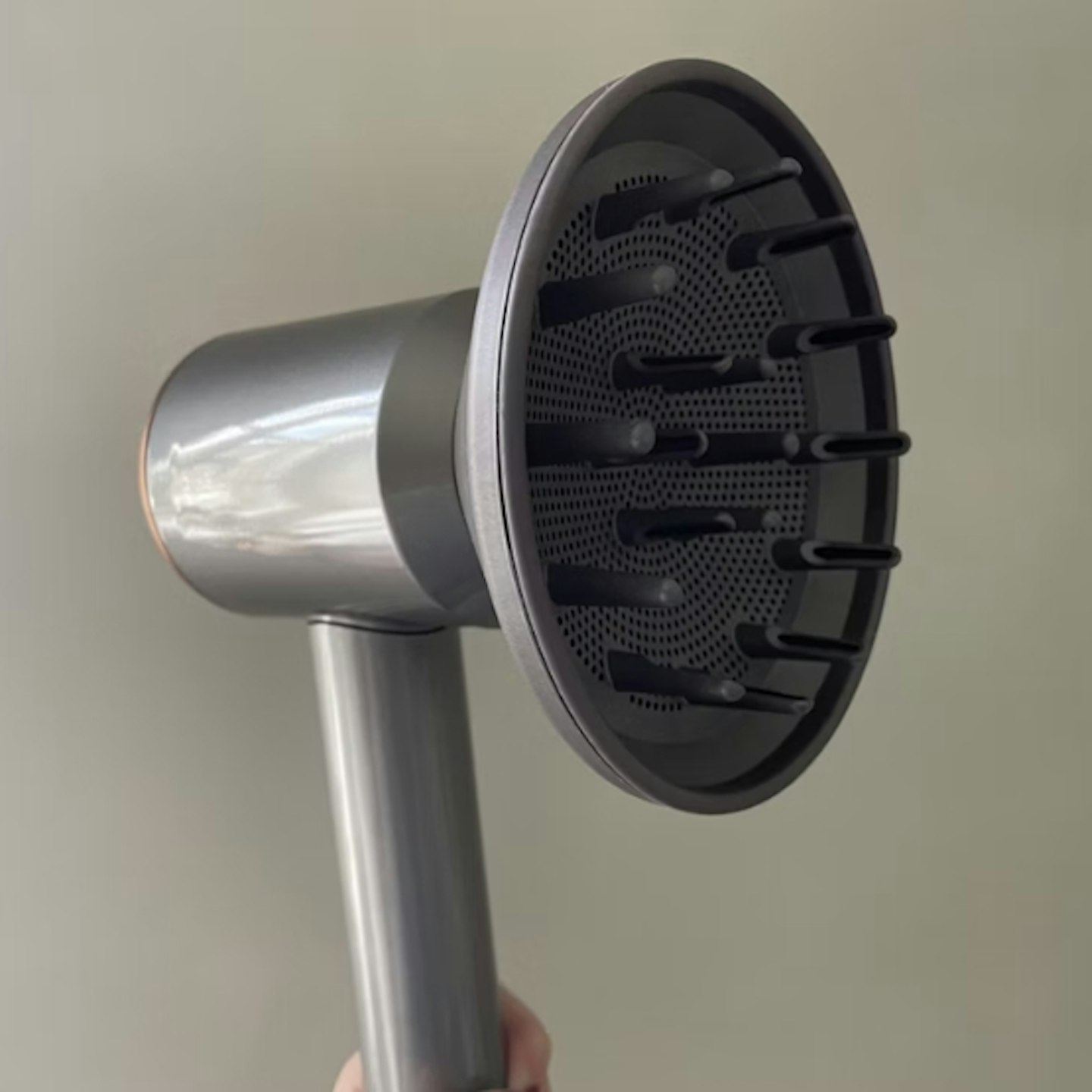 diffuser attachment on the Dyson Supersonic™ Hair Dryer Nickel/Copper