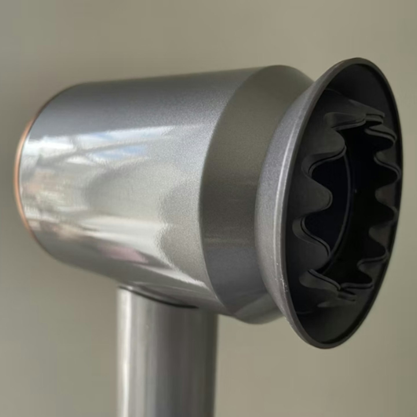 gentle air attachment on the Dyson Supersonic™ Hair Dryer Nickel/Copper