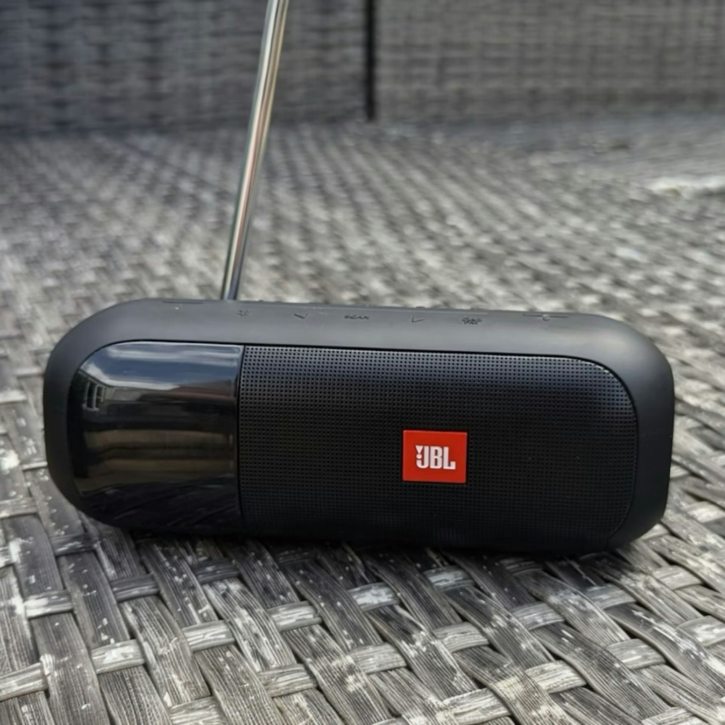 JBL Tuner 2 Portable Radio, Bluetooth Speaker with DAB and FM Radio, 12 Hours of Wireless Music, Black