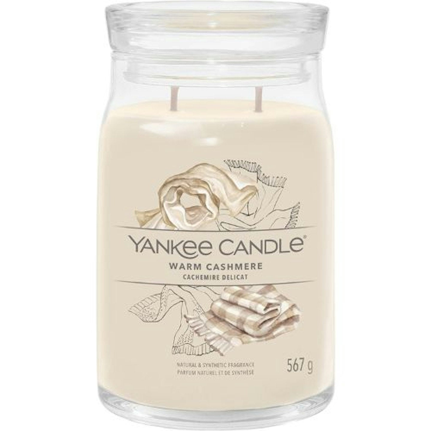 Yankee Candle Signature Scented Candle Warm Cashmere Large