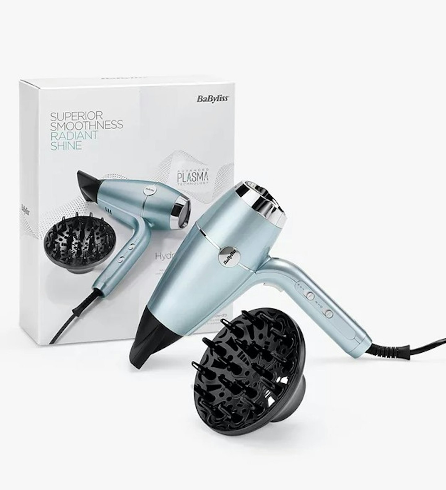 BaByliss Hydro-Fusion Hair Dryer, Blue