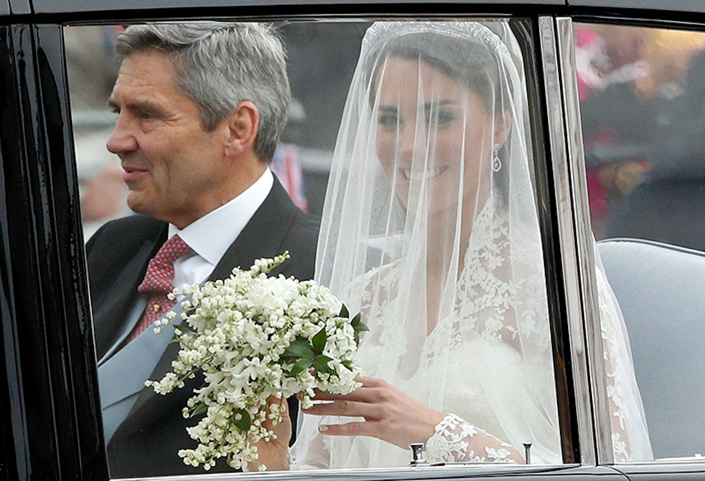 Kate Middleton wedding dress bouquet