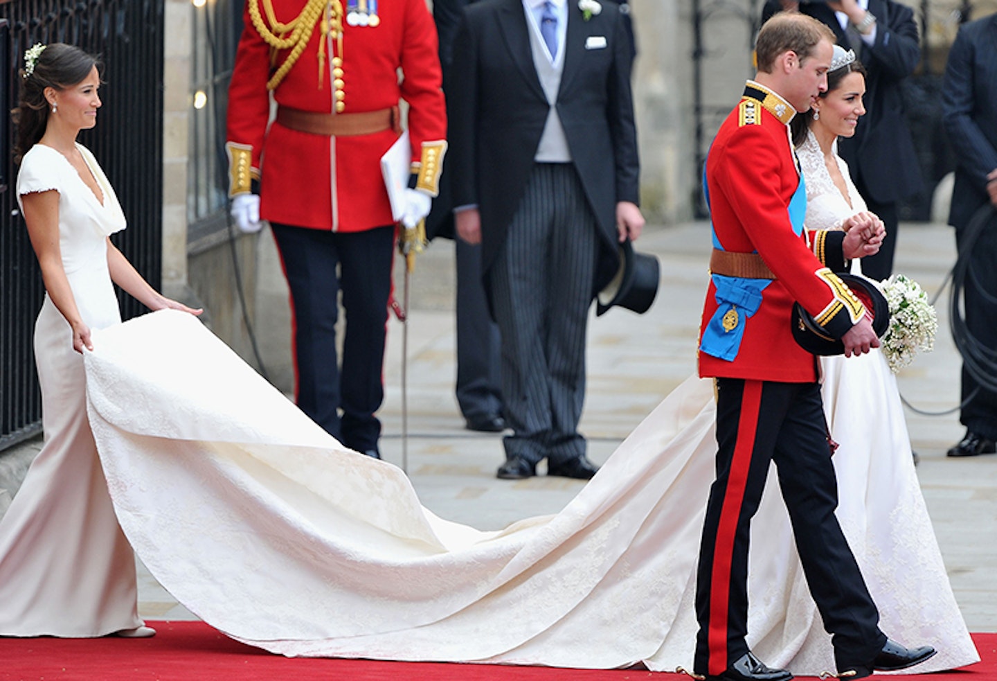 Royal Wedding - Wedding Guests And Party Make Their Way To Westminster Abbey