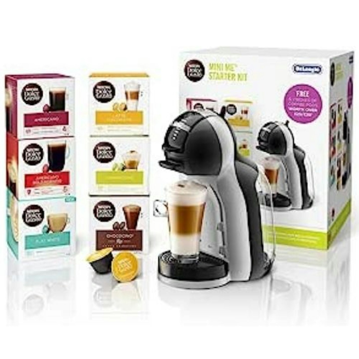 De'Longhi Nescafé Dolce Gusto Mini Me, Coffee Machine Starter Kit