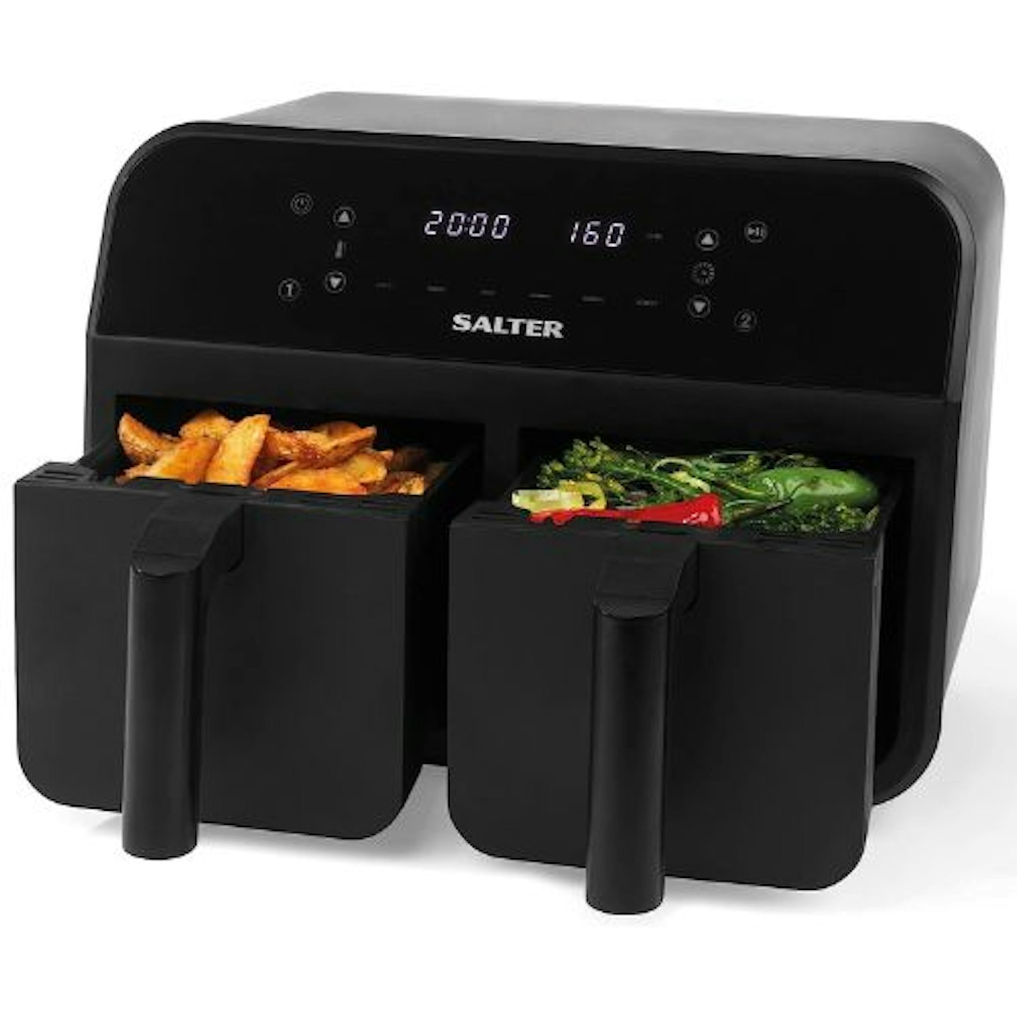 Salter EK4750BLK 7.4L 2400W Dual Air Fryer