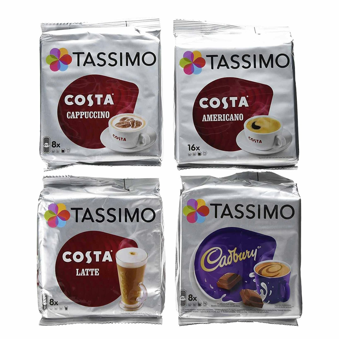 Tassimo Costa Coffee Bundle (40 servings)