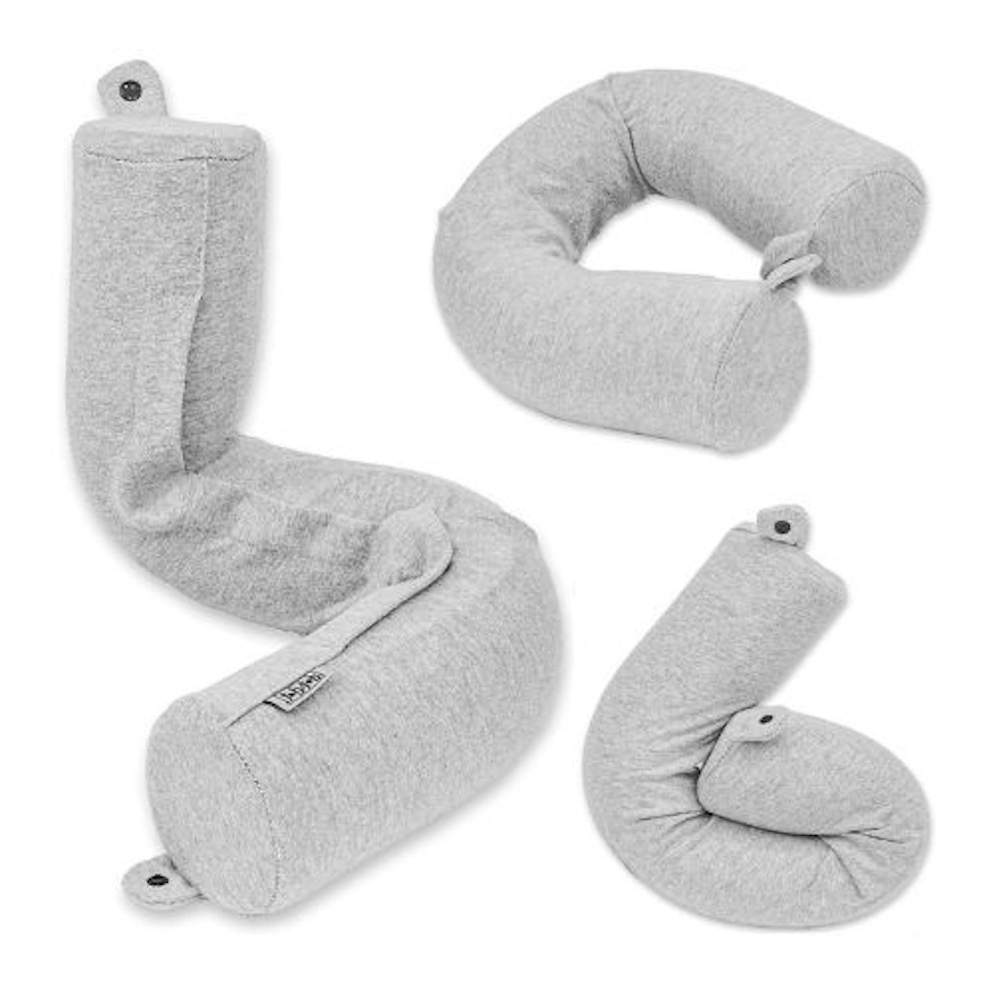 Twist Memory Foam Travel Pillow for Neck, Chin, Lumbar and Leg Support - for Traveling on Airplane, Bus, Train or at Home - Best for Side, Stomach and Back...