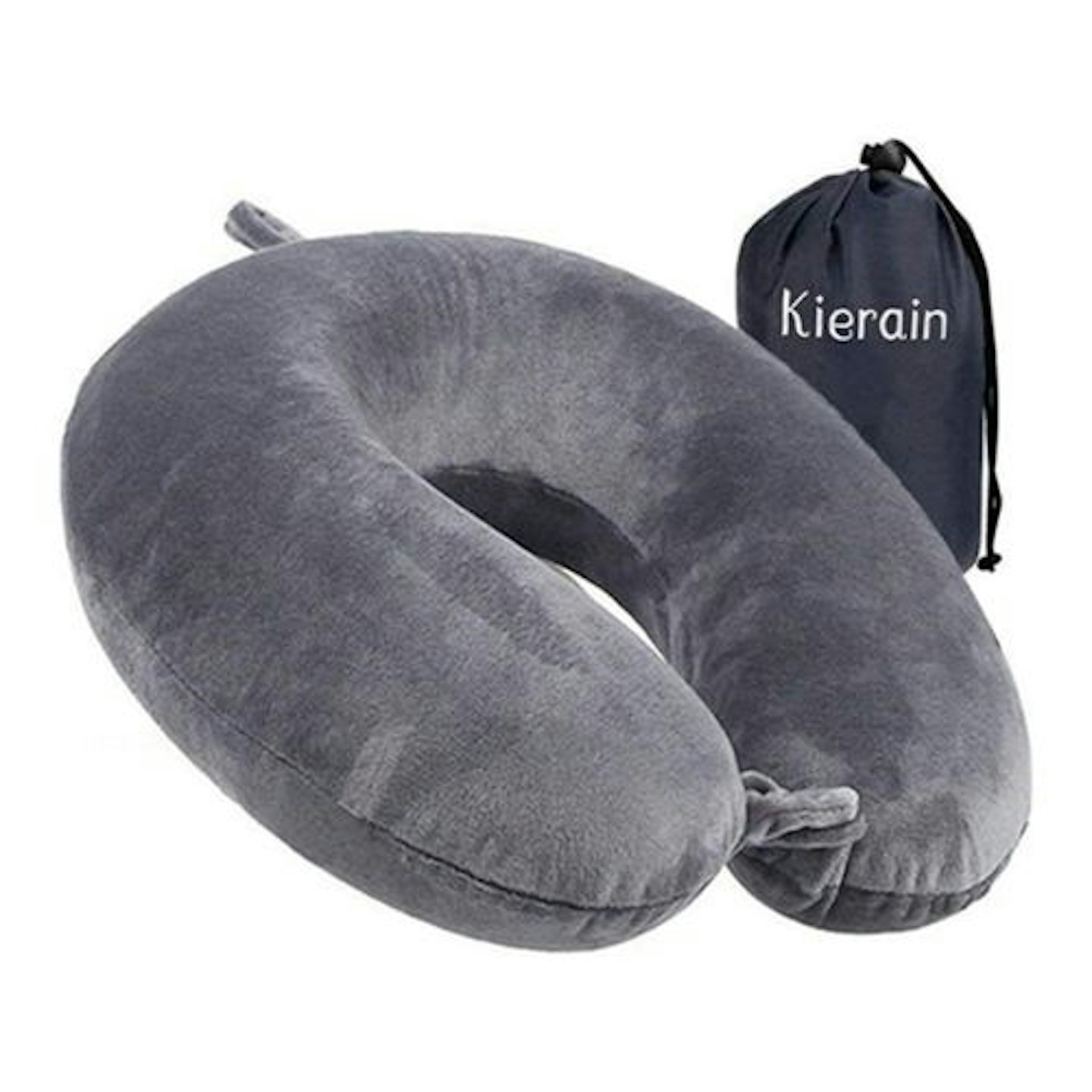 life hall Travel Pillow - Memory Foam Neck Pillow Support Pillow,Luxury Compact & Lightweight Quick Pack for Camping,Sleeping Rest Cushion (Gray)