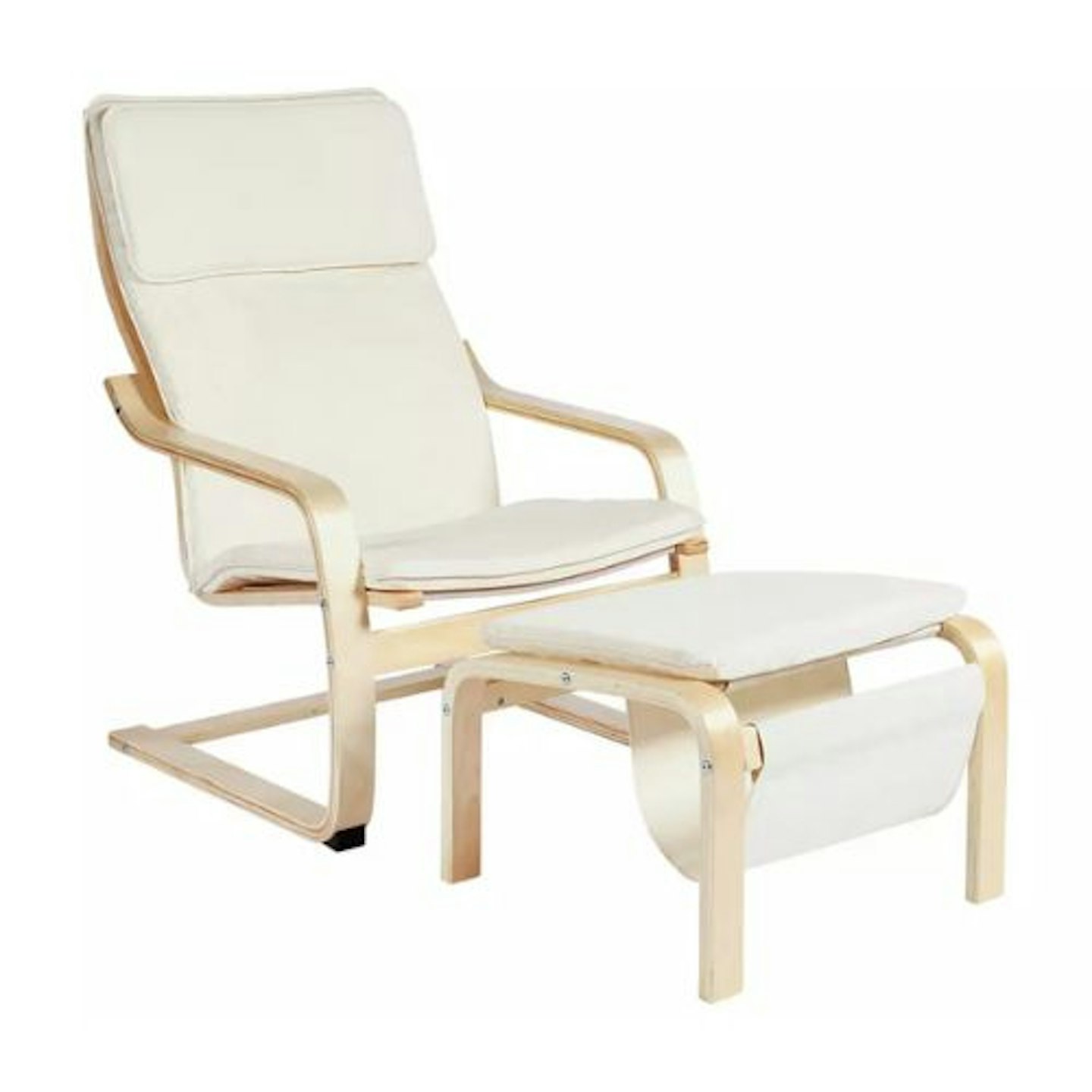 Argos Home Bentwood Chair with Footstool